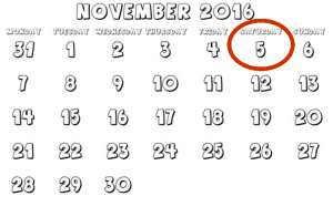 Calendar Nov. 2016